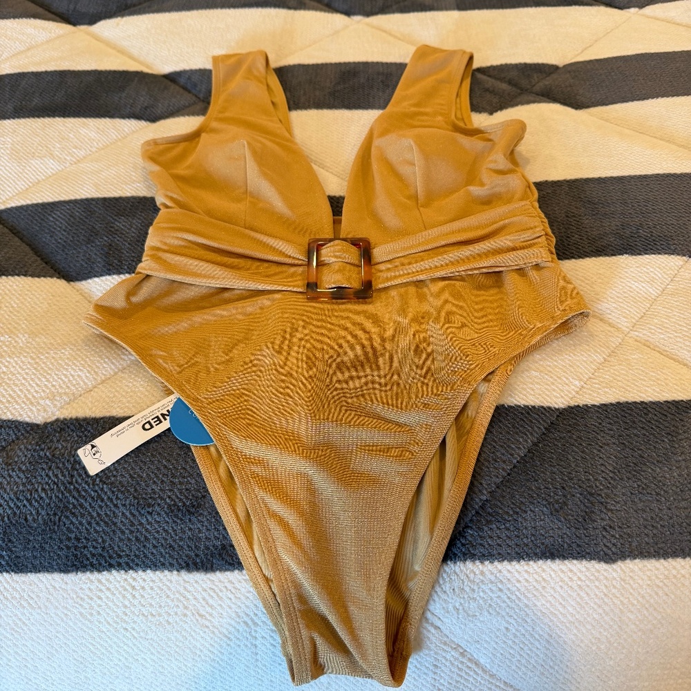 CUPSHE gold one piece